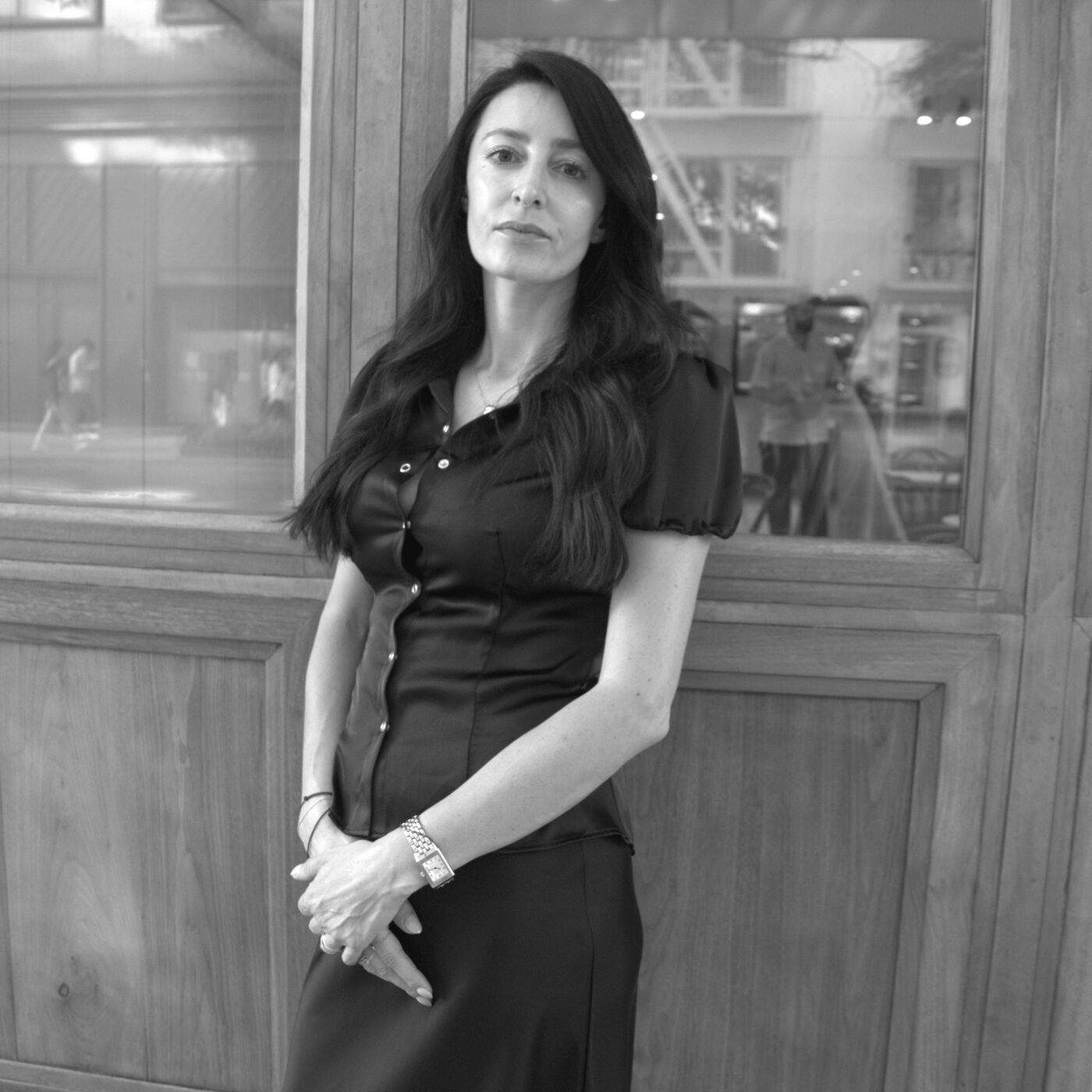 A Red Market stylist in the Greenwich Village salon