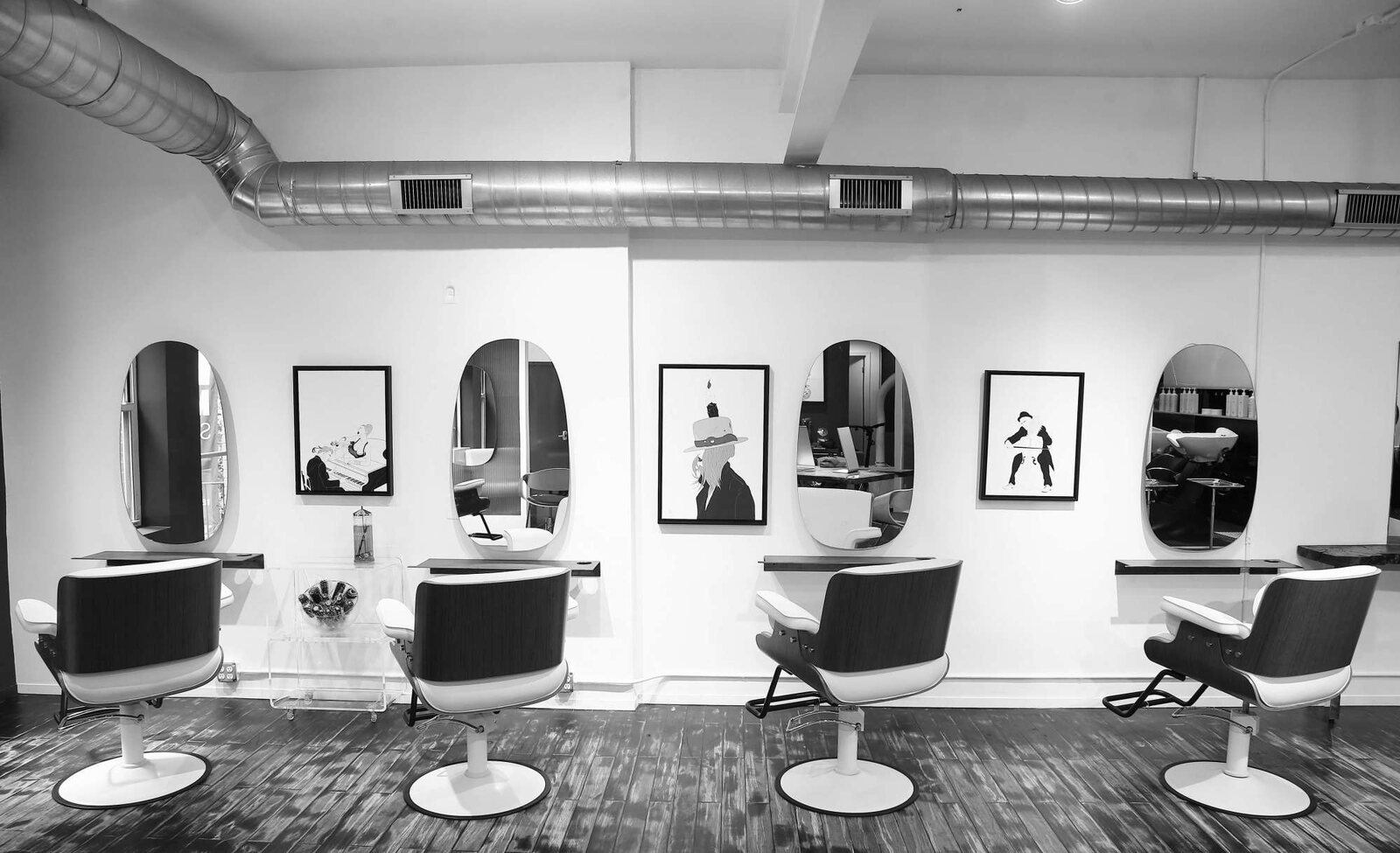 The Red Market salon interior in New York